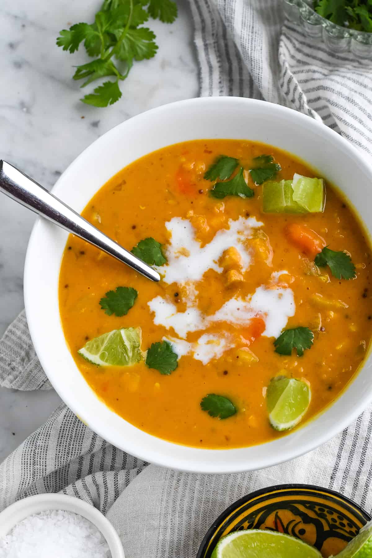 Hot & Sour Soup (Veg) — Spicy and tangy soup with Vegetables.